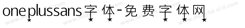 oneplussans字体字体转换