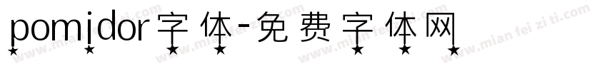 pomidor字体字体转换