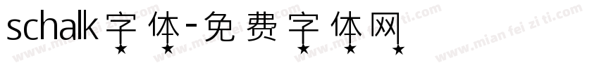 schalk字体字体转换