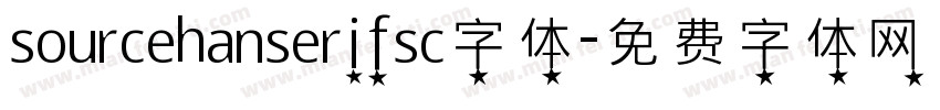 sourcehanserifsc字体字体转换