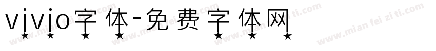 vivio字体字体转换