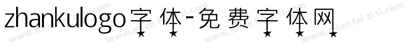 zhankulogo字体字体转换