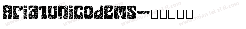 Aria1UnicodeMS字体转换