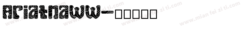 Ariatnaww字体转换