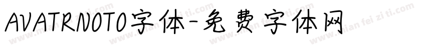 AVATRNOTO字体字体转换