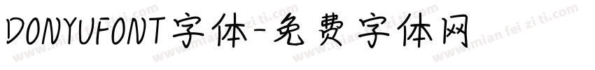 DONYUFONT字体字体转换