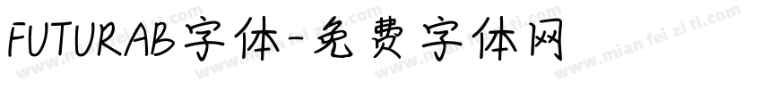 FUTURAB字体字体转换
