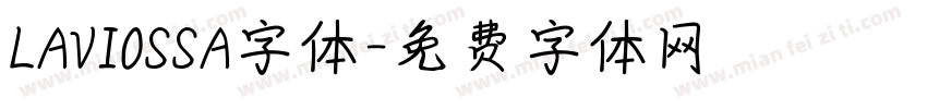 LAVIOSSA字体字体转换