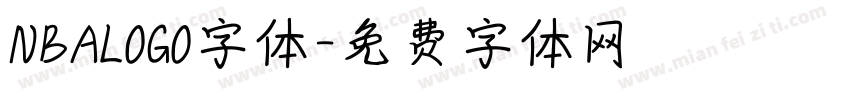 NBALOGO字体字体转换