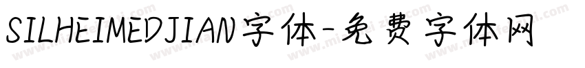 SILHEIMEDJIAN字体字体转换