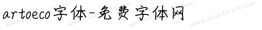 artoeco字体字体转换
