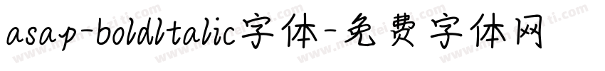asap-boldltalic字体字体转换