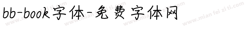 bb-book字体字体转换