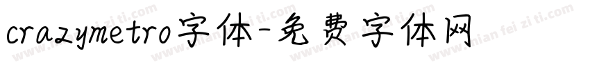 crazymetro字体字体转换