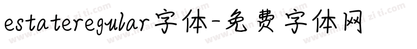 estateregular字体字体转换