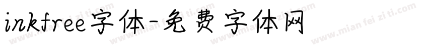 inkfree字体字体转换