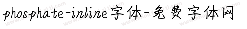 phosphate-inline字体字体转换