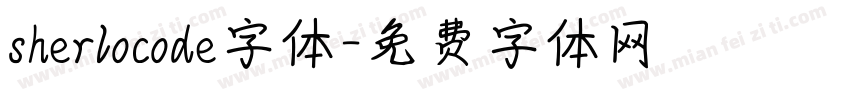 sherlocode字体字体转换