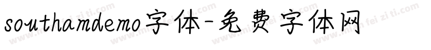 southamdemo字体字体转换