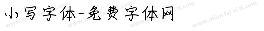 小写字体字体转换