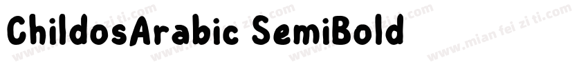 ChildosArabic-SemiBold字体转换