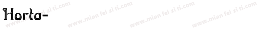 Horta字体转换