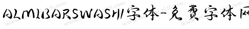 ALMIBARSWASH1字体字体转换