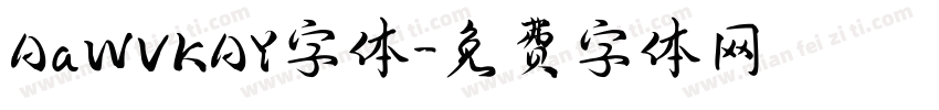 AaWVKAY字体字体转换