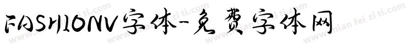 FASHIONV字体字体转换
