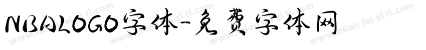 NBALOGO字体字体转换