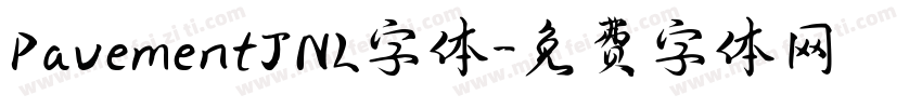 PavementJNL字体字体转换
