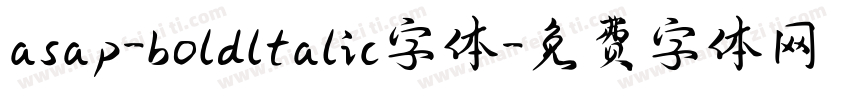 asap-boldltalic字体字体转换