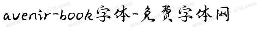 avenir-book字体字体转换