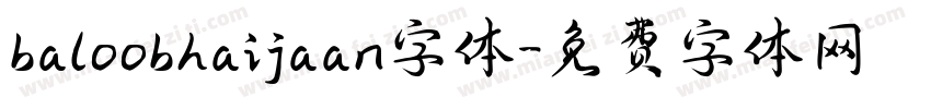 baloobhaijaan字体字体转换