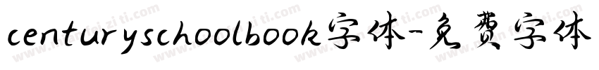 centuryschoolbook字体字体转换
