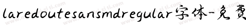 laredoutesansmdregular字体字体转换