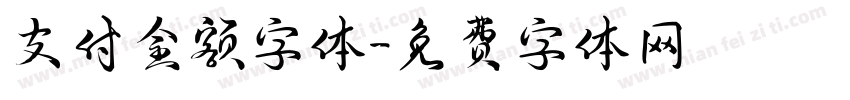 支付金额字体字体转换
