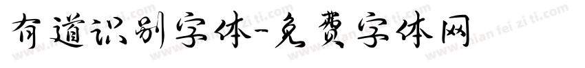 有道识别字体字体转换