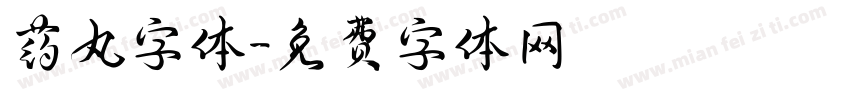 药丸字体字体转换