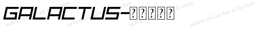 Galactus字体转换