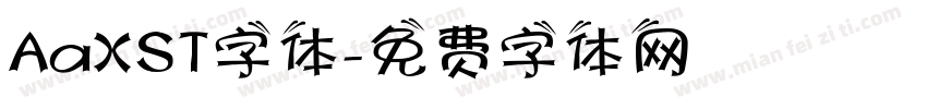 AaXST字体字体转换
