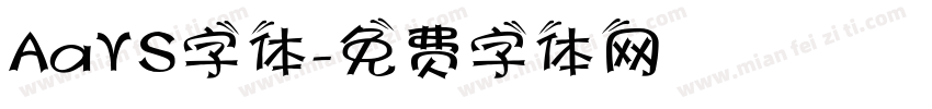 AaYS字体字体转换