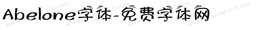 Abelone字体字体转换