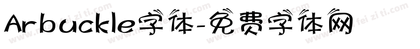 Arbuckle字体字体转换
