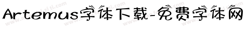 Artemus字体下载字体转换