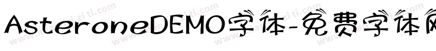 AsteroneDEMO字体字体转换
