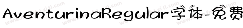 AventurinaRegular字体字体转换