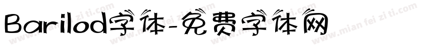 Barilod字体字体转换