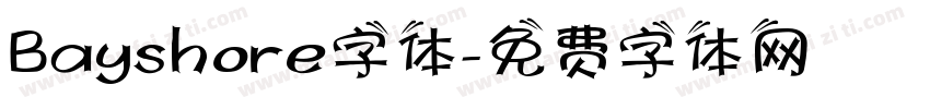 Bayshore字体字体转换