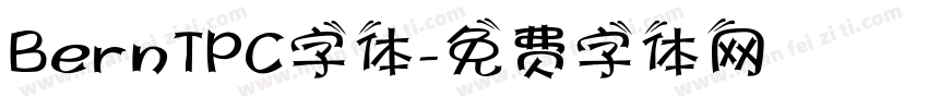 BernTPC字体字体转换